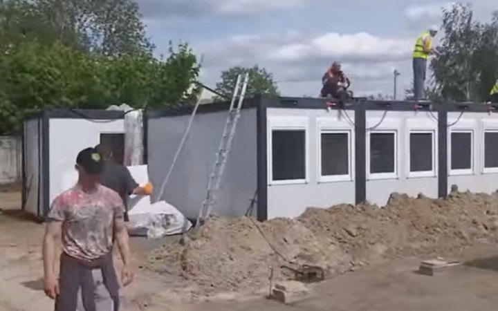 В Бородянке откроют модульный временный городок для людей, лишившихся жилья