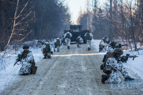 В Припяти провели совместные тактико-специальные учения для нацгвардейцев, спасателей и правоохранителей 
