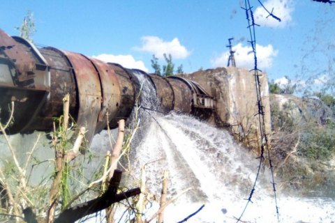 На Донеччині через порив не працює водовід "Горлівка-Торецьк"