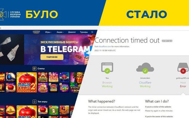 ​СБУ заблокувала онлайн-казино, яке "перерахувало" в Росію майже 3 млрд гривень