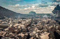 Російський дрон влучив у приватний будинок на Харківщині, спалахнула пожежа