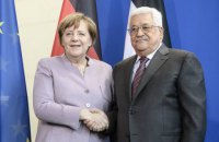 Меркель і Аббас виступили за принцип "двох держав" у розв’язанні  ізраїльсько-палестинського конфлікту