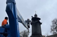 ​У Полтаві розпочали демонтаж пам'ятника на місці відпочинку Петра І