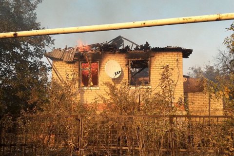 Боевики обстреляли Зайцево из тяжелой артиллерии