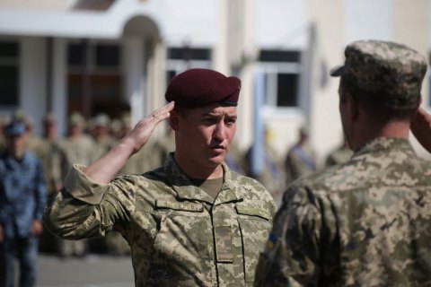 В Киеве провели первую репетицию военных к официальному Шествию Достоинства 