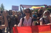 На Оболонской набережной в Киеве прошел Марш равенства