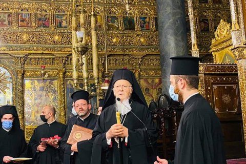 Патріарх Варфоломій​ підтвердив делегації "Слуги народу", що приїде в Україну