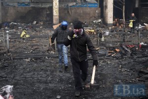 В центре Киева продолжают стрелять 