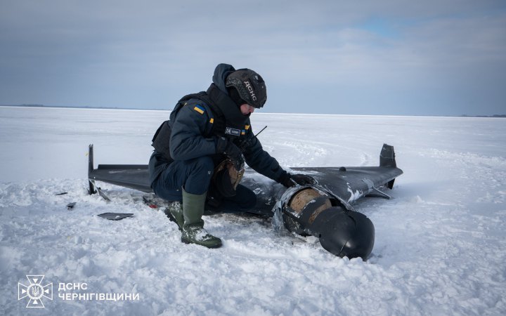 Сапери ДСНС знищили російський БпЛА на акваторії Київського водосховища 
