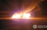 У Білопіллі окупанти вдарили по авто поліції: двоє правоохоронців поранені