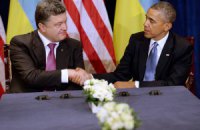 Порошенко домовився з Обамою про координацію зусиль у разі зриву перемир'я