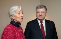 Порошенко в Давосе проведет заседание Нацинвестсовета с участием главы МВФ