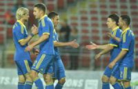 Кравець забив перший гол за Україну