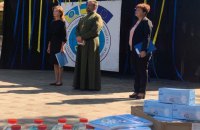 Марина Порошенко передала засоби захисту від коронавірусу університету "Україна"
