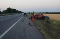 На одесской трассе Lexus врезался в припаркованный ВАЗ, погибли три человека