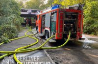 Пожежу на складах амуніції та боєприпасів біля Берліну досі гасять 