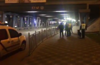 В Киеве "заминировали" мост на Левобережной