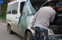 Водитель рейсового автобуса намеренно повредил девять автомобилей