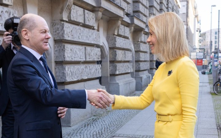 Прем'єр Естонії запропонувала Шольцу виділяти частину ВВП на військову підтримку України