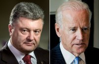 Порошенко и Байден обсудили назначение Луценко генпрокурором 