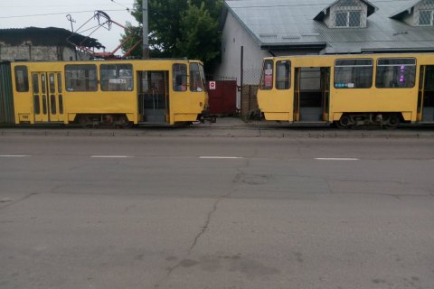 Водії трамваїв у Львові ночували у вагонах