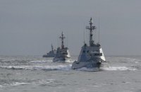 Російський винищувач пролетів поряд з українськими кораблями під час навчань "Козацька воля"