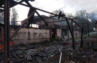 У Житомирській області згорів цех з виробництва паливних пелет