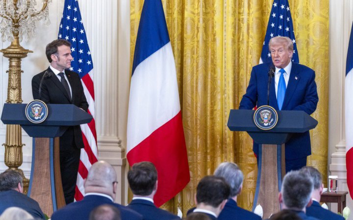 Президенти США та Франції обговорили відправку військ в Україну. Трамп знову заявив, що війна може закінчитися “впродовж тижнів”