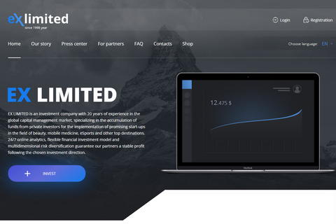 Регулятор предостерег от инвестирования в сомнительный проект Exlimited