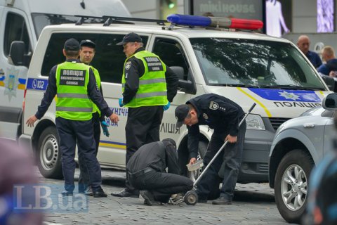 Турчинов припустив, що вибух біля Кабміну був спланованим терактом