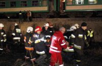 На Луганщине столкнулись дизель и грузовые вагоны