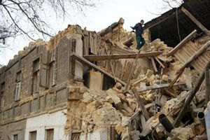 В Одессе обрушилась часть дома