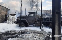 Під час пожежі у військовій частині в Рубіжному постраждали троє військових