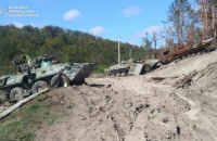 Прикордонники на Донеччині "затрофеїли" російські БТР та БМП 