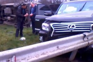 Номера на кабминовском "Лексусе" скручивал водитель главы Нацагентства по подготовке к Евро-2012