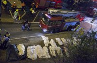 18 человек погибли в результате аварии с пассажирским автобусом в Гонконге