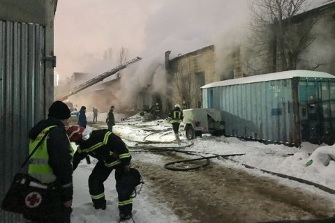 У Києві горів радіозавод