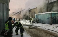 В Киеве горел радиозавод