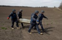 ДСНС знешкодила за добу 3,5 тисячі вибухонебезпечних предметів, у тому числі 2 авіаційні бомби