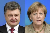 Порошенко и Меркель обсудили ситуацию на Донбассе
