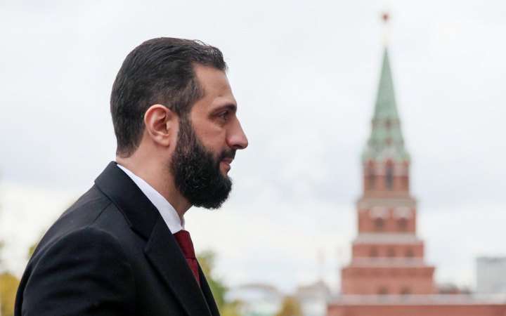 Президент Сирії Ахмед аш-Шараа зустрінеться з Путіним