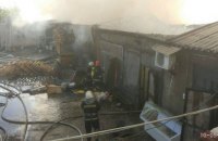 В Киеве горел Дарницкий рынок