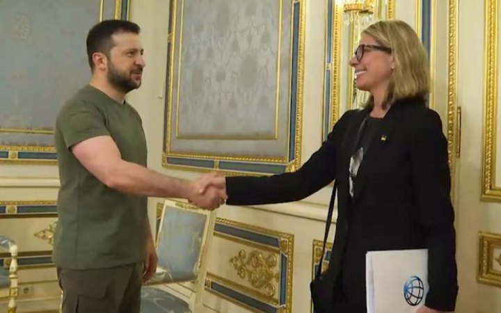 Зеленський зустрівся з віце-президенткою Світового банку Анною Б’єрде