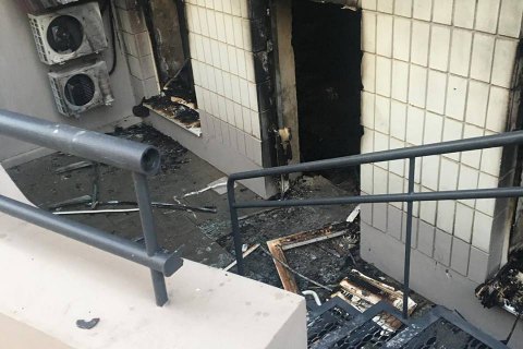 Во Львове сгорел зоомагазин