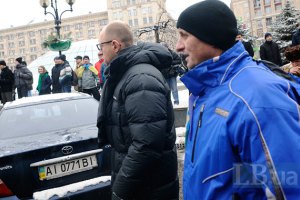 Яценюк: цель милиции - не штурм, а блокада Евромайдана