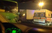 В Харькове 17 человек пострадали в ДТП