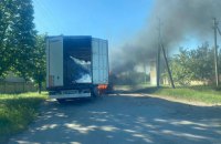 На Херсонщині росіяни атакували дронами вантажівку з питною водою