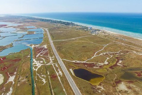 В озере на Арабатской стрелке обнаружили крокодила