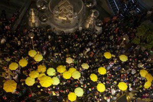 В Гонконге лидеров студенческих протестов обвинили в подстрекательстве к демонстрациям