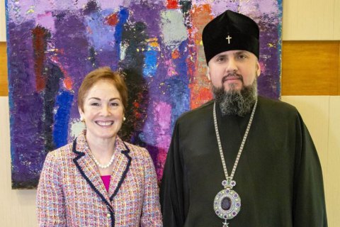 Митрополит Епіфаній зустрівся з послом США Йованович